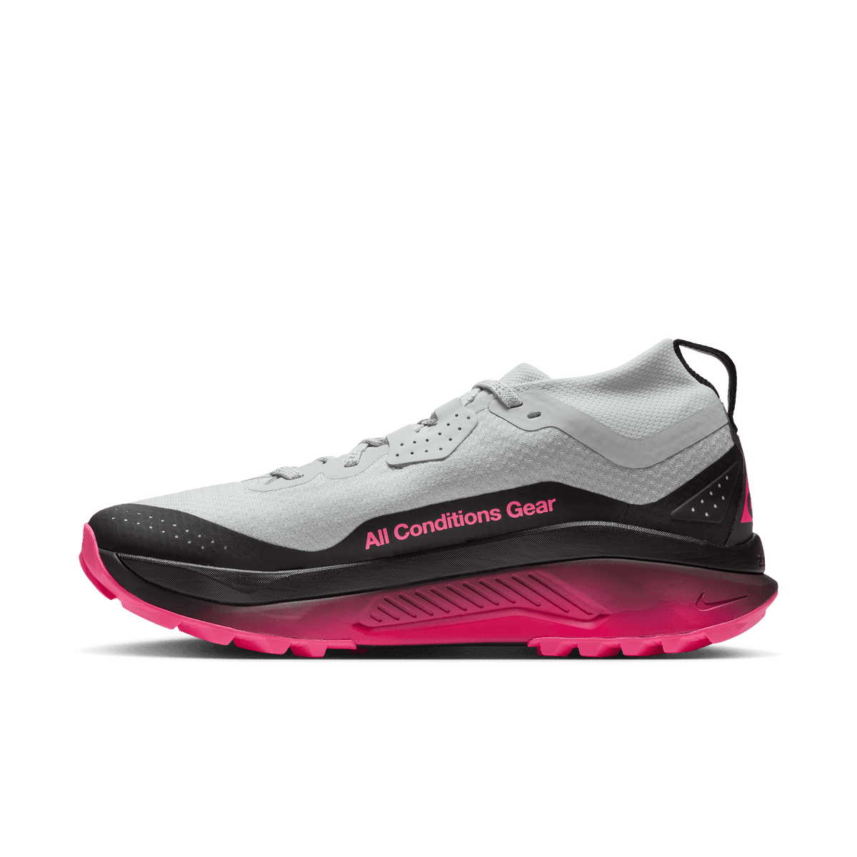 Nike ACG Zegama Trail Gore-Tex Shoe Pure Platinum - Wolf Grey - Black - Hyper Pink