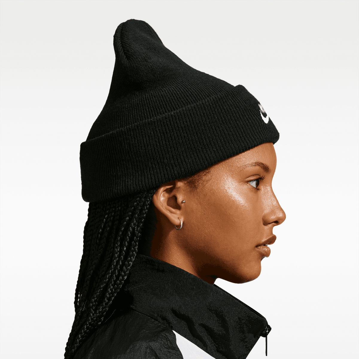 Nike SB Peak Skate Beanie Black - White