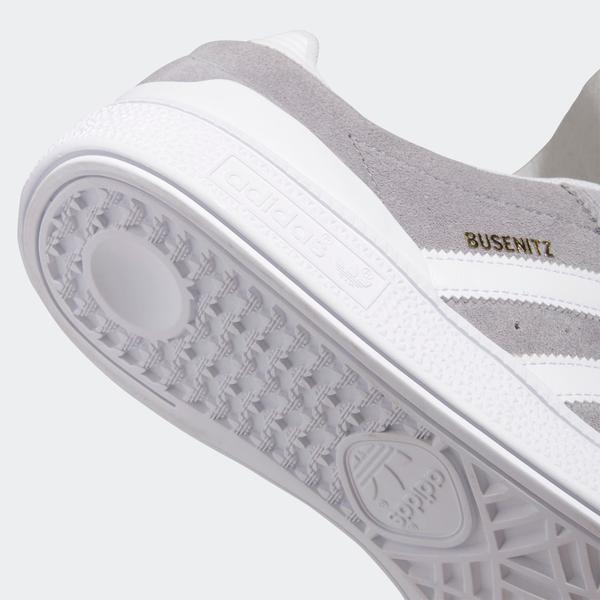Adidas Busenitz Pro Grey Three - Footwear White - Gold Metallic-Black Sheep Skate Shop