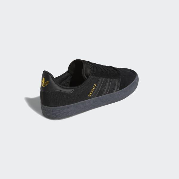 Adidas Gazelle ADV Core Black - Core Metallic — Black Sheep Skate