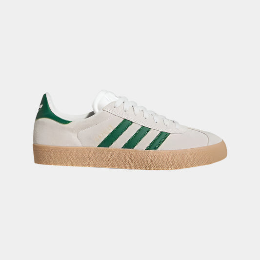 Adidas Gazelle ADV Crystal White - Crystal White - Gum-Black Sheep Skate Shop