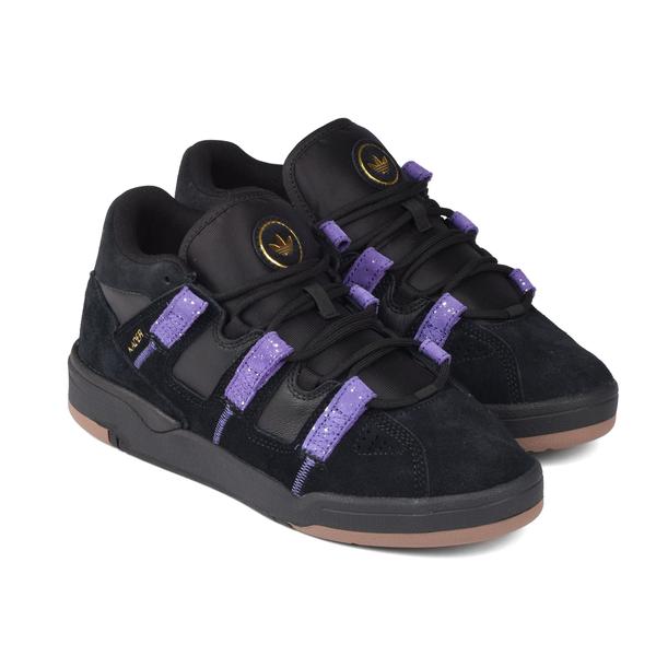 Adidas Kader Core Black - Collegiate Purple - Gold Metallic-Black Sheep Skate Shop