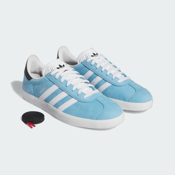 Adidas MNUFC x Familia Gazelle ADV Crystal White - Core Black - Better Scarlet-Black Sheep Skate Shop