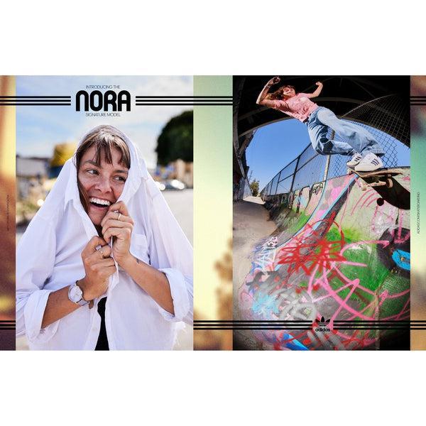 Adidas NORA Pro Shoes White - Shadow Navy - Gold Metallic-Black Sheep Skate Shop