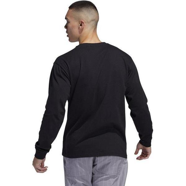 Adidas Oval Long Sleeve Tee Black-Black Sheep Skate Shop