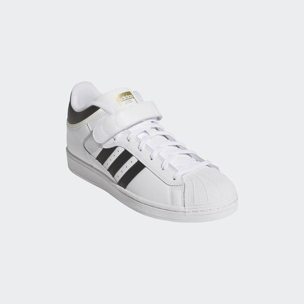 Adidas Pro Shell ADV Footwear White - Core Black - Gold Metallic-Black Sheep Skate Shop