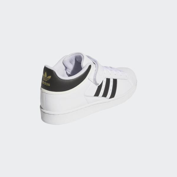 Adidas Pro Shell ADV Footwear White - Core Black - Gold Metallic-Black Sheep Skate Shop