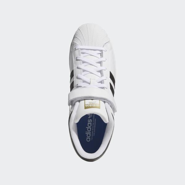 Adidas Pro Shell ADV Footwear White - Core Black - Gold Metallic-Black Sheep Skate Shop