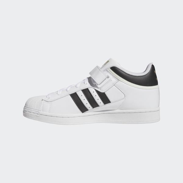 Adidas Pro Shell ADV Footwear White - Core Black - Gold Metallic-Black Sheep Skate Shop