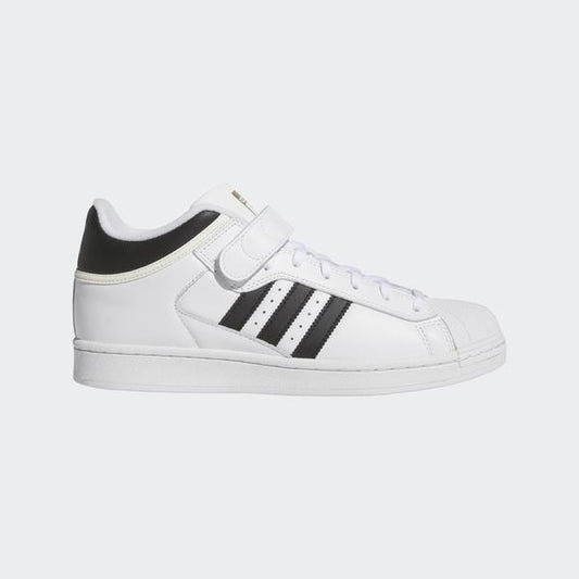 Adidas Pro Shell ADV Footwear White - Core Black - Gold Metallic-Black Sheep Skate Shop