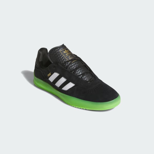 Adidas Puig Core Black - Cloud White - Semi Solar Green-Black Sheep Skate Shop