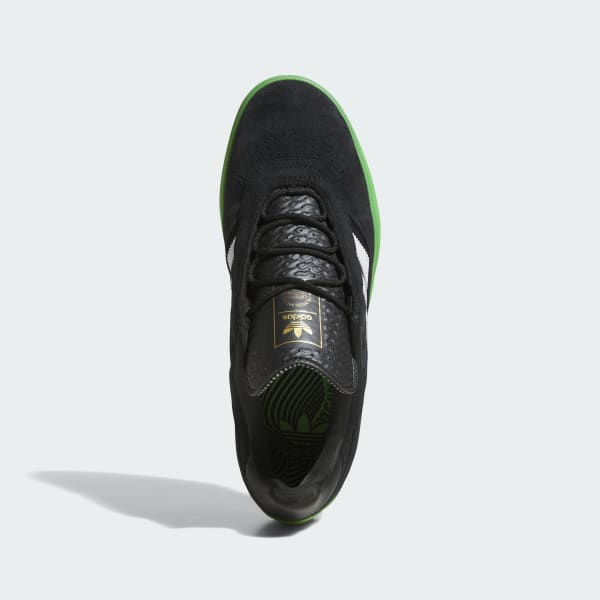 Adidas Puig Core Black - Cloud White - Semi Solar Green-Black Sheep Skate Shop