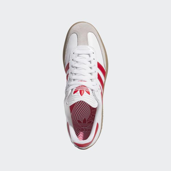 Adidas Puig Samba Footwear White - Better Scarlet - Gum-Black Sheep Skate Shop