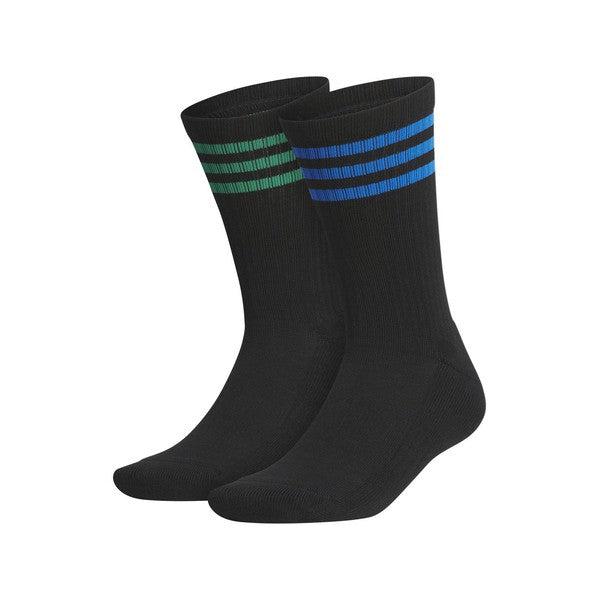 Adidas Rolling Links Crew Socks Black-Black Sheep Skate Shop