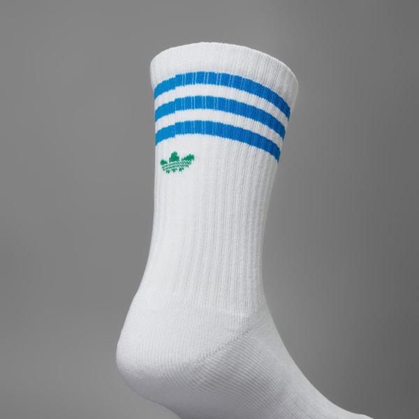 Adidas Rolling Links Crew Socks White-Black Sheep Skate Shop