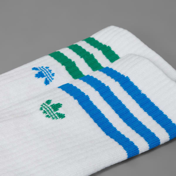 Adidas Rolling Links Crew Socks White-Black Sheep Skate Shop