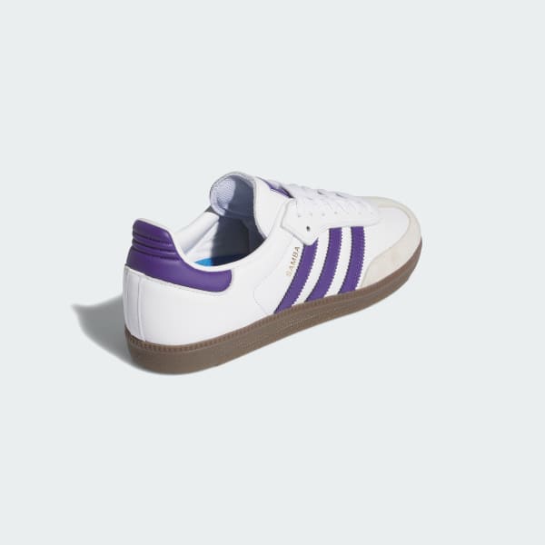 Adidas Samba ADV Cloud White - Collegiate Purple - Gold Metallic-Black Sheep Skate Shop