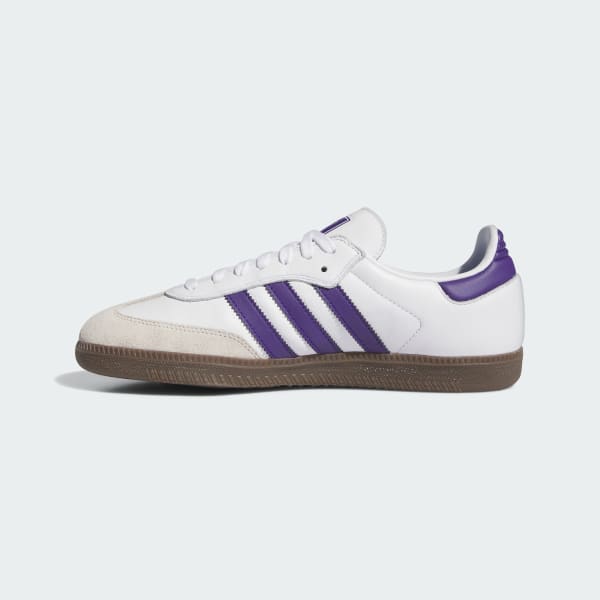 Adidas Samba ADV Cloud White - Collegiate Purple - Gold Metallic-Black Sheep Skate Shop