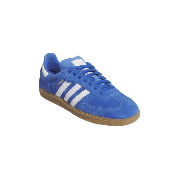 Adidas Samba ADV Suede Bluebird - Footwear White - Gold Metallic - Gum-Black Sheep Skate Shop