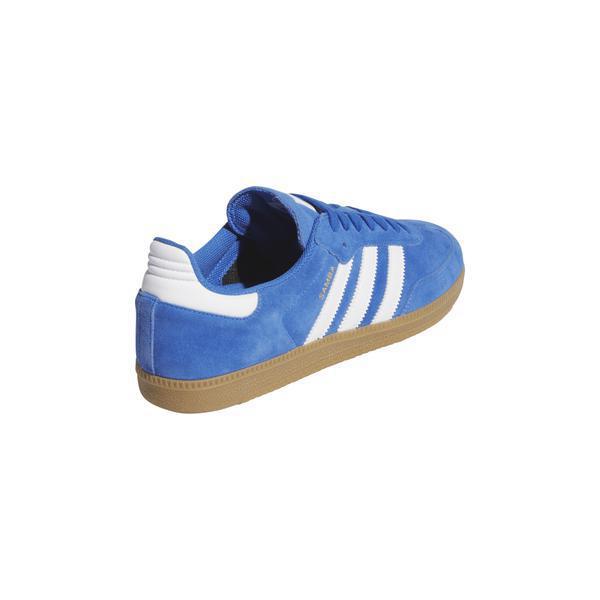 Adidas Samba ADV Suede Bluebird - Footwear White - Gold Metallic - Gum-Black Sheep Skate Shop