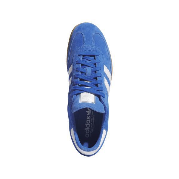 Adidas Samba ADV Suede Bluebird - Footwear White - Gold Metallic - Gum-Black Sheep Skate Shop