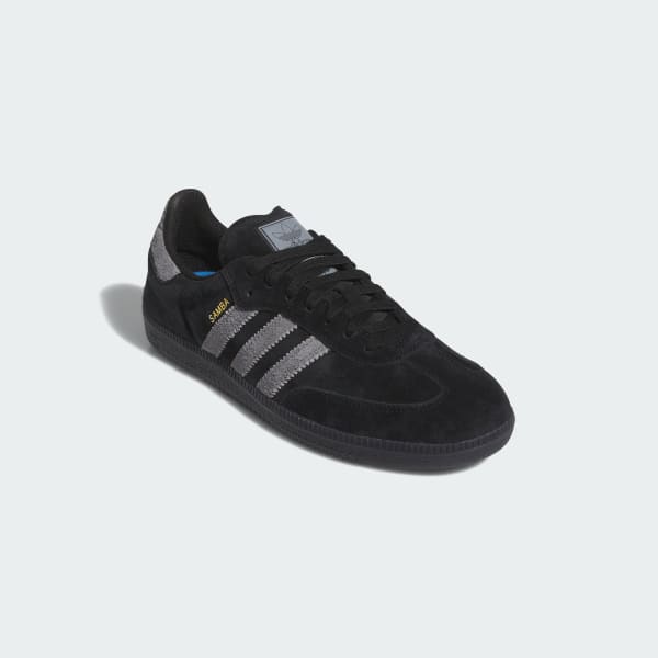 Adidas Samba ADV Suede Core Black - Grey Four - Gold Metallic-Black Sheep Skate Shop