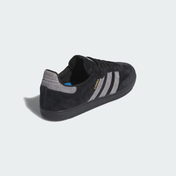 Adidas Samba ADV Suede Core Black - Grey Four - Gold Metallic-Black Sheep Skate Shop