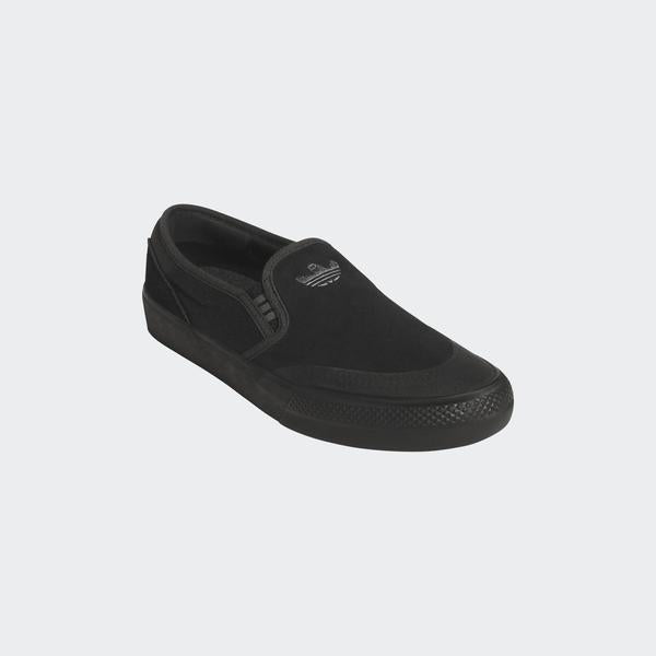 Adidas Shmoofoil Slip On RX Shoes Core Black - Grey Four - Core Black-Black Sheep Skate Shop