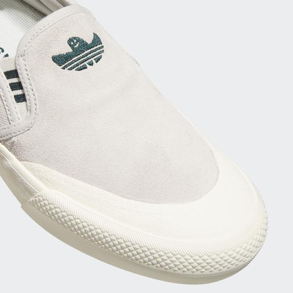 Adidas Shmoofoil Slip On RX Wonder Alumina - Wonder Sage - Cream White-Black Sheep Skate Shop