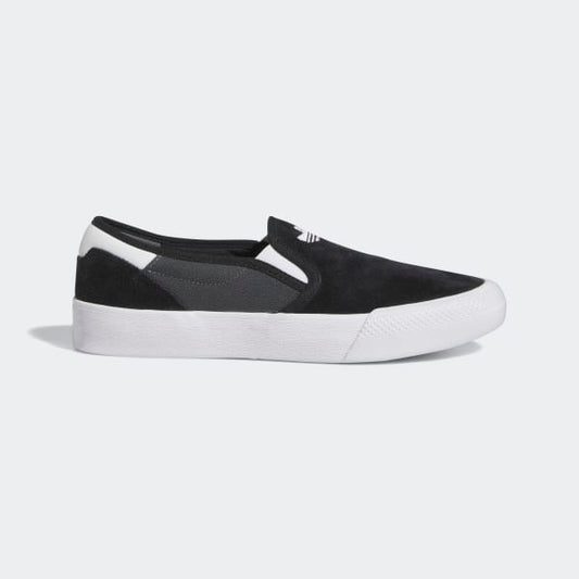 Adidas Shmoofoil Slip On Shoes Black - Grey Six - Cloud White-Black Sheep Skate Shop