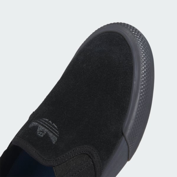 Adidas Shmoofoil Slip On Shoes Core Black - Carbon - Black-Black Sheep Skate Shop