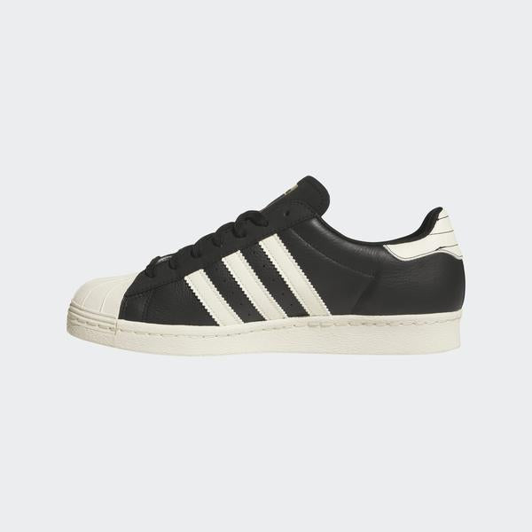 Adidas Superstar 80 ADV Leather Black - Cream - Gold Metallic-Black Sheep Skate Shop