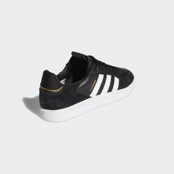 Adidas tyshawn black store gold