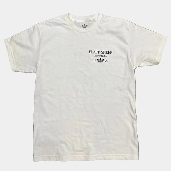 Adidas x Black Sheep Go Skate Day Tee White-Black Sheep Skate Shop
