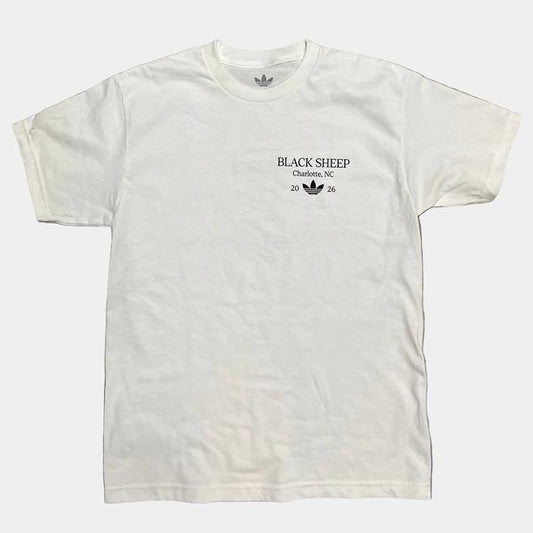 Adidas x Black Sheep Go Skate Day Tee White-Black Sheep Skate Shop