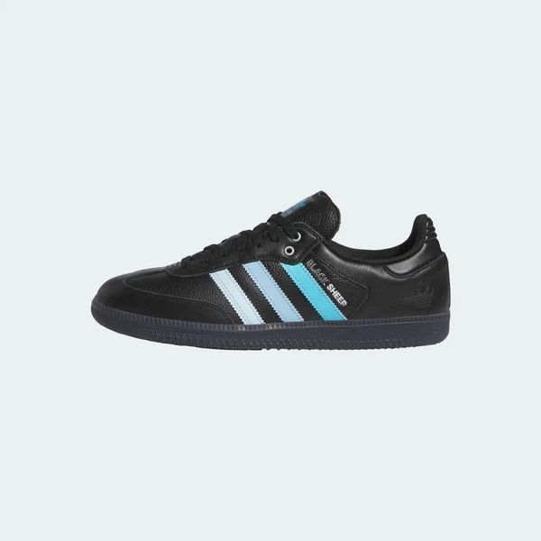 Adidas x Charlotte FC x Black Sheep Samba ADV Core Black - Footwear White - Clear Blue-Black Sheep Skate Shop