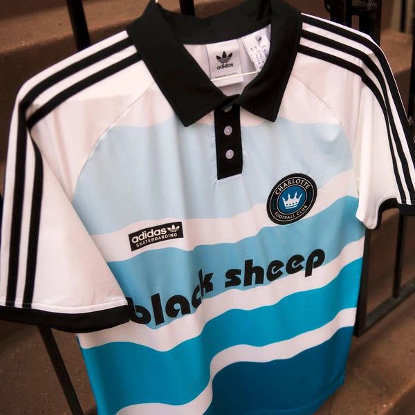 Adidas x Charlotte FC x Black Sheep Skate Top White - Ice Blue - Clear Blue - Bright Cyan-Black Sheep Skate Shop