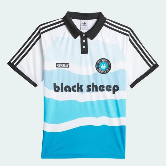 Adidas x Charlotte FC x Black Sheep Skate Top White - Ice Blue - Clear Blue - Bright Cyan-Black Sheep Skate Shop