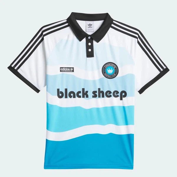 adidas black sheep CLTFC シャツ Adidas x Charlotte FC x Black Sheep Skate Top White - Ice