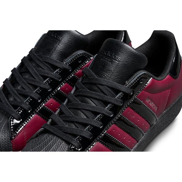 Adidas x Marcos Montoya Superstar ADV Maroon - Core Black - Maroon-Black Sheep Skate Shop