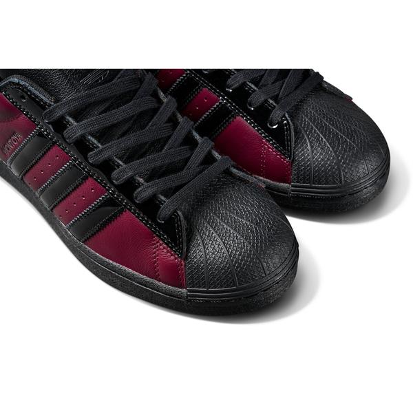 Adidas x Marcos Montoya Superstar ADV Maroon - Core Black - Maroon-Black Sheep Skate Shop