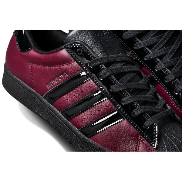 Adidas x Marcos Montoya Superstar ADV Maroon - Core Black - Maroon-Black Sheep Skate Shop