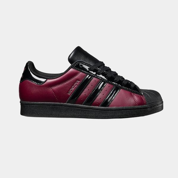 Adidas x Marcos Montoya Superstar ADV Maroon - Core Black - Maroon-Black Sheep Skate Shop