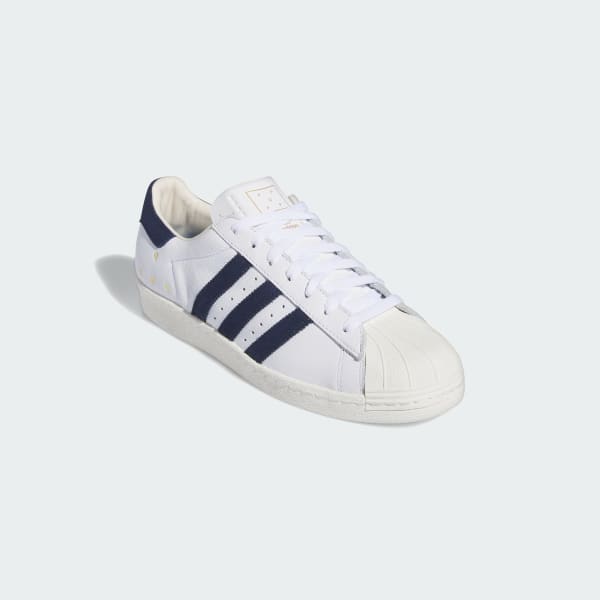 Adidas x Pop Trading Co Superstar ADV Cloud White - Collegiate Navy - Chalk White-Black Sheep Skate Shop