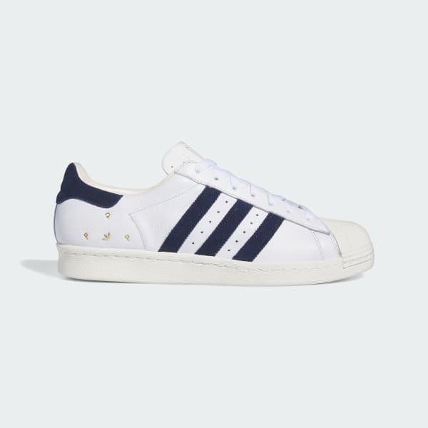 Adidas x Pop Trading Co Superstar ADV Cloud White - Collegiate Navy - Chalk White-Black Sheep Skate Shop