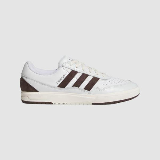 Adidas x Zach Saraceno Tyshawn II Low Crystal White / Shadow Brown / Off White-Black Sheep Skate Shop