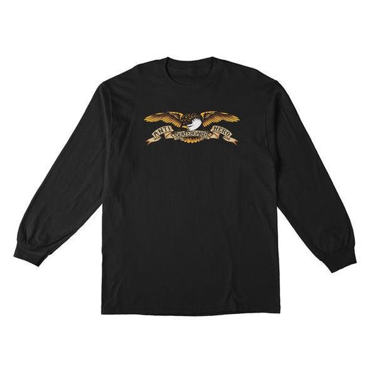 Anti Hero Classic Eagle Long Sleeve T-Shirt Black-Black Sheep Skate Shop