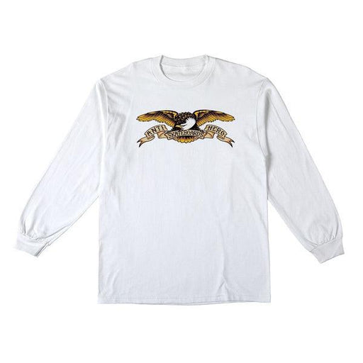 Anti Hero Eagle Long Sleeve T-Shirt White-Black Sheep Skate Shop