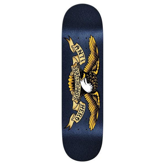 Anti Hero Easy Rider Classic Eagle Deck 8.0" Navy Glitter-Black Sheep Skate Shop