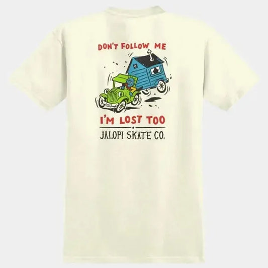 Anti Hero Jalopi Returns T-Shirt Cream-Black Sheep Skate Shop